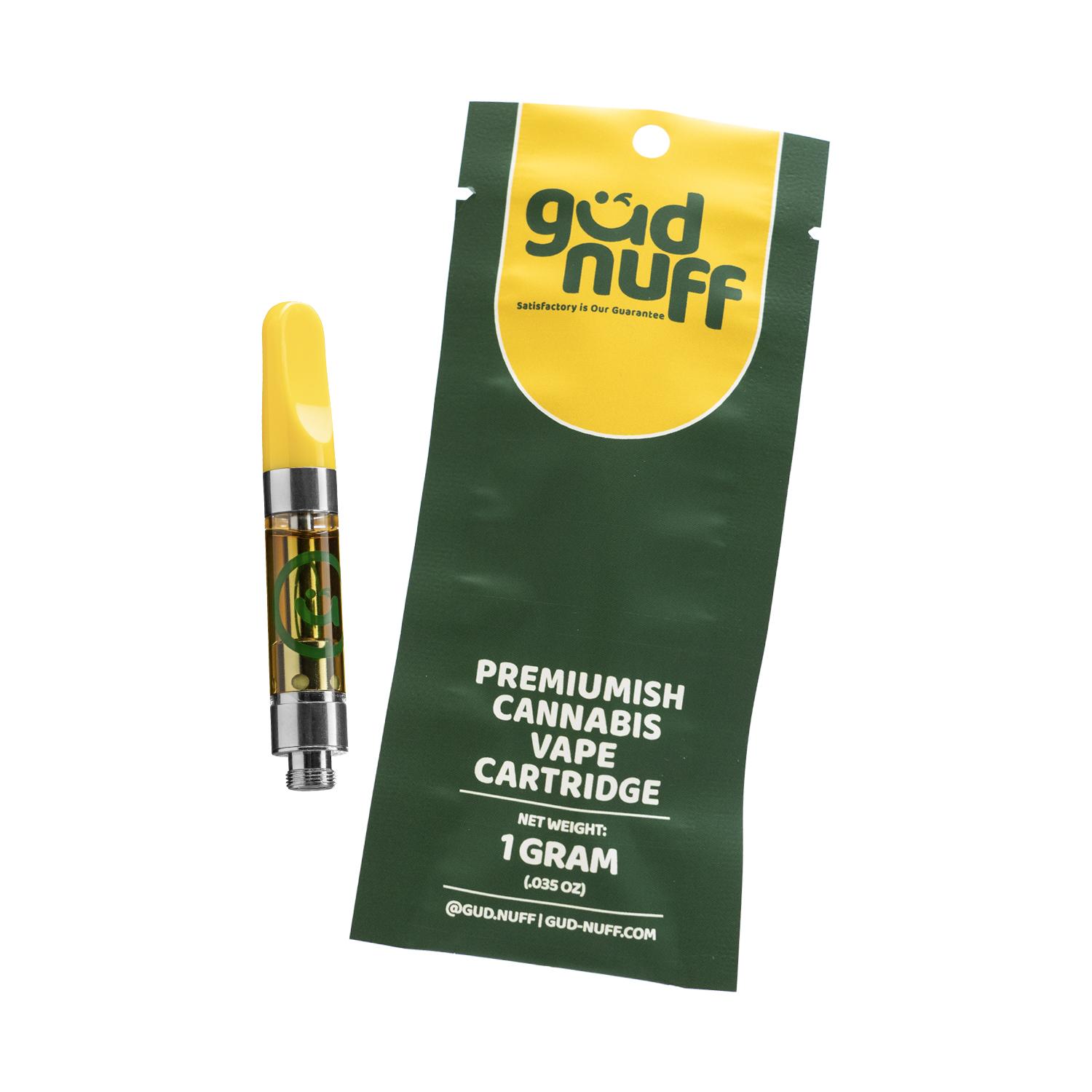 Photograph of product: Gud Nuff | 510 Vapor Cartridge | Distillate | Bomb Pop