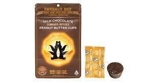 Photograph of product: Emerald Sky - PB Cups - Dark Chocolate (5mg ea., 20pk)