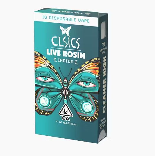 Photograph of product: CLSICS LIVE ROSIN ALL-IN-ONE CARTRIDGE 1G Oui'd BERRY PRIZM