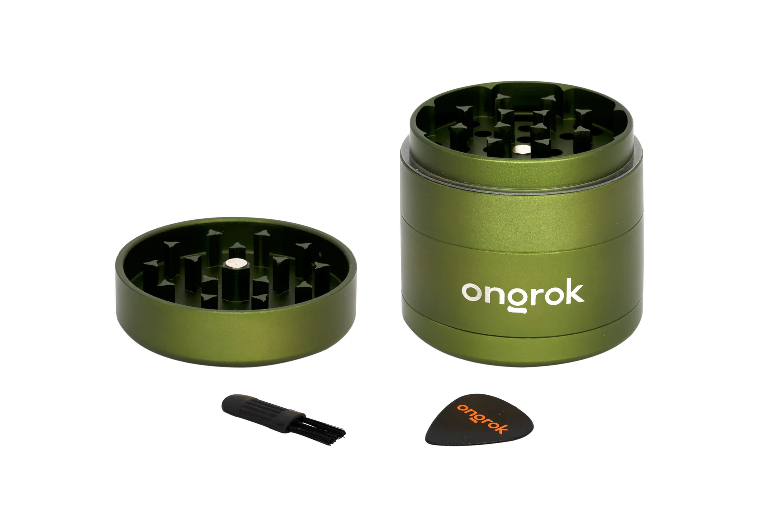 Photograph of product: ONGROK - 4pc. Premium EZ Grinder, 63mm, Green