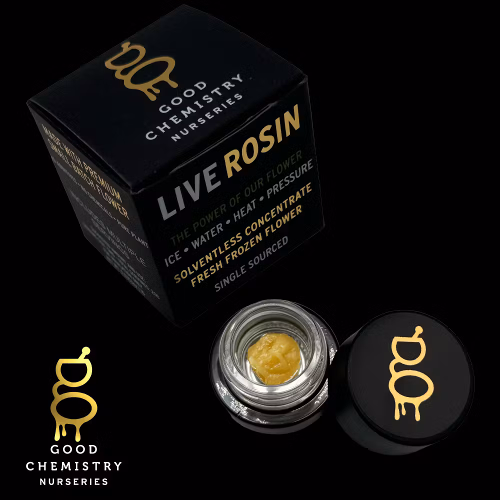 Photograph of product: White M.A.C. Live Rosin Concentrate