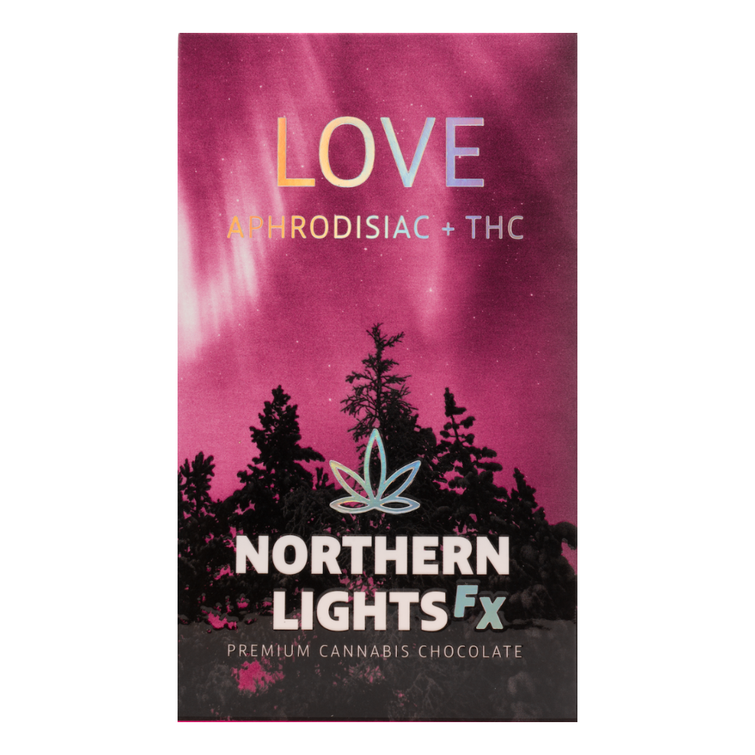 Photograph of product: Northern Lights FX | Love | Chocolate | 200mg