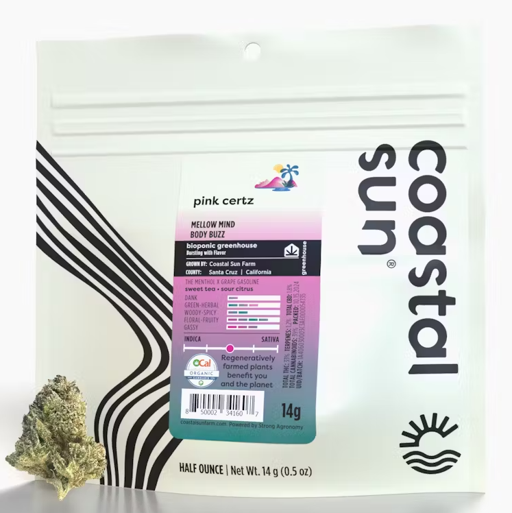 Photograph of product: Pink Certz (H) 14g Half - Coastal Sun