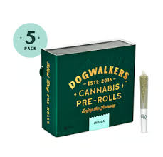 Photograph of product: Dogwalkers Black Maple #22 .35g Preroll 5pk