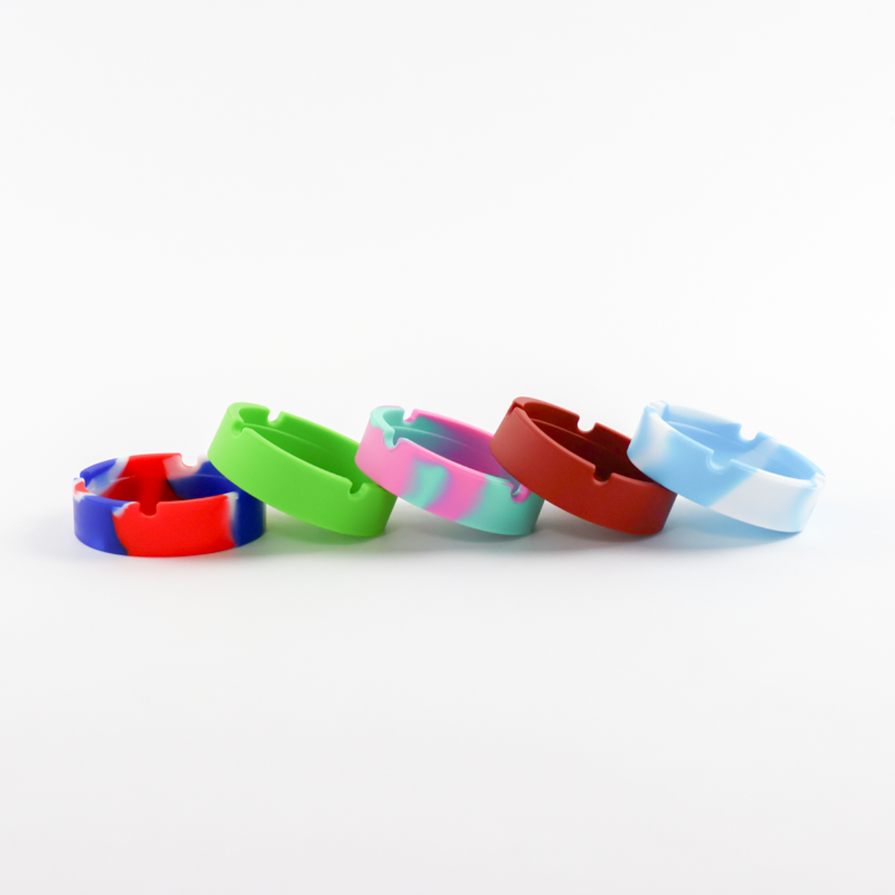 Photograph of product: Silicone Ashtray - Assorted Colors