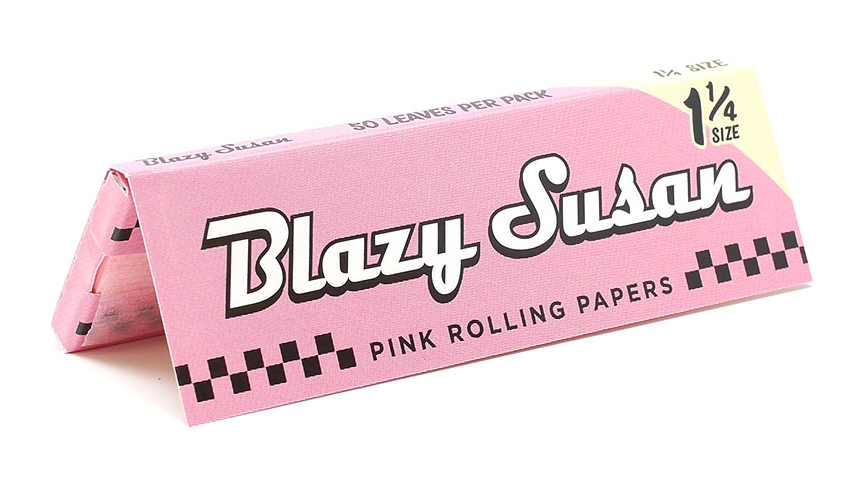 Photograph of product: Blazy Susan Pink 1 1/4 Papers | Blazy Susan