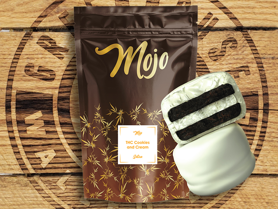 Photograph of product: Mojo | Cookies and Cream Bites | 200mg