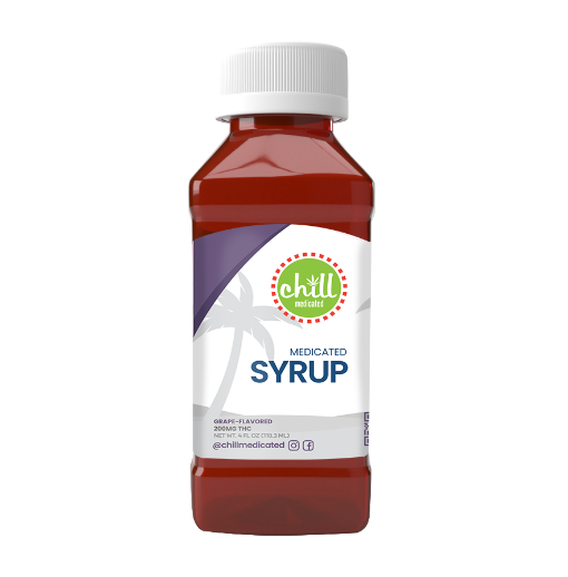 Photograph of product: Chill Grape Syrup 500mg