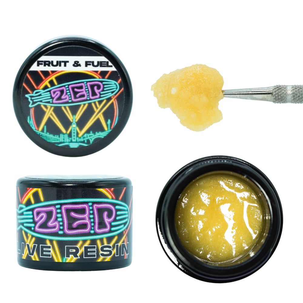 Photograph of Product: Fruit & Fuel - Live Resin Baller Jar - Zep (3.5g)
