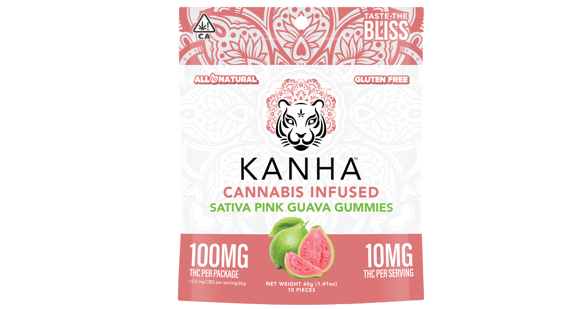 Photograph of product: SATIVA - PINK GUAVA 100MG - KANHA
