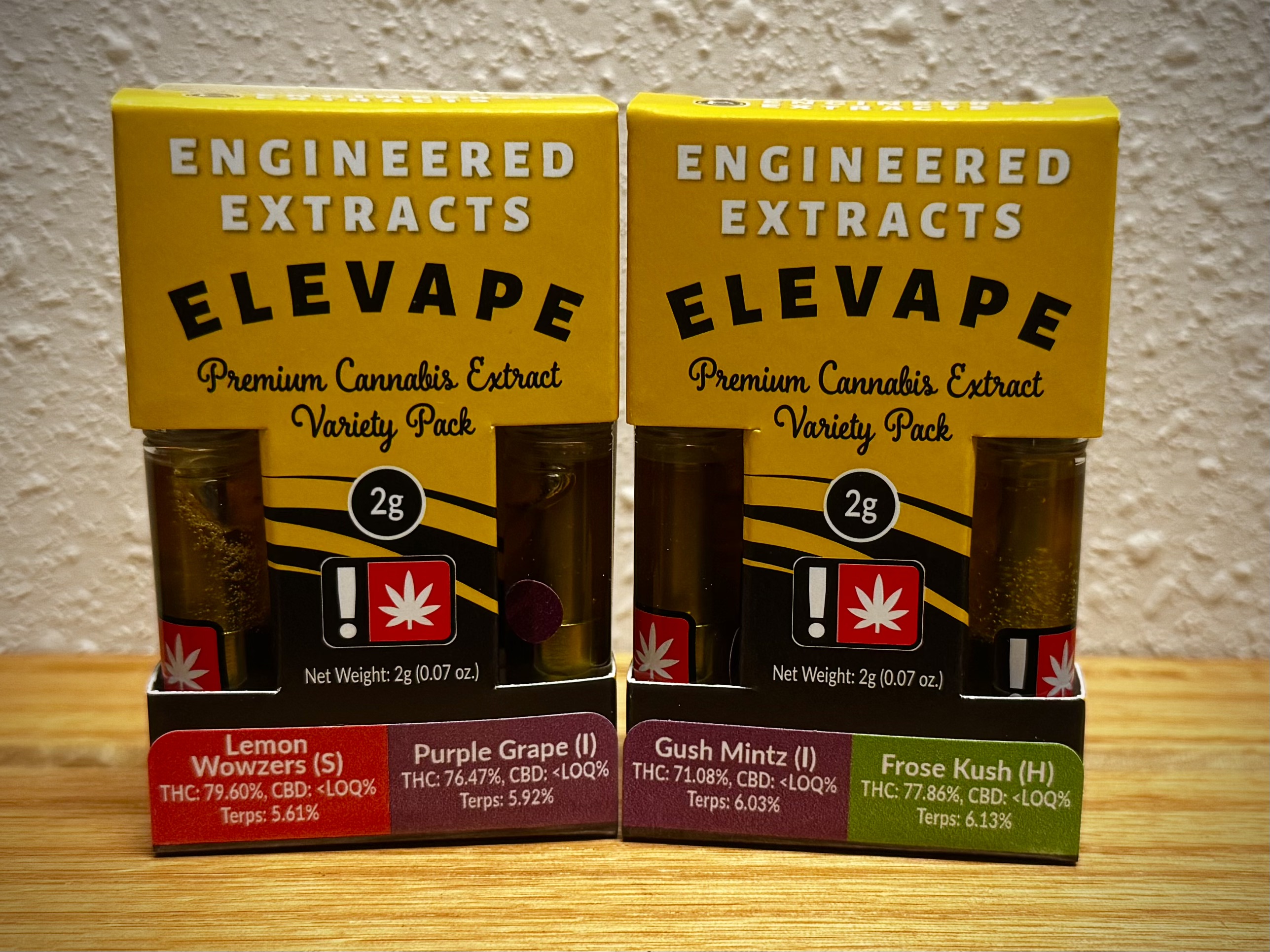 Photograph of product: Lemon Wowzers x Purple Grape 2pk Distillate Cart - Elevape