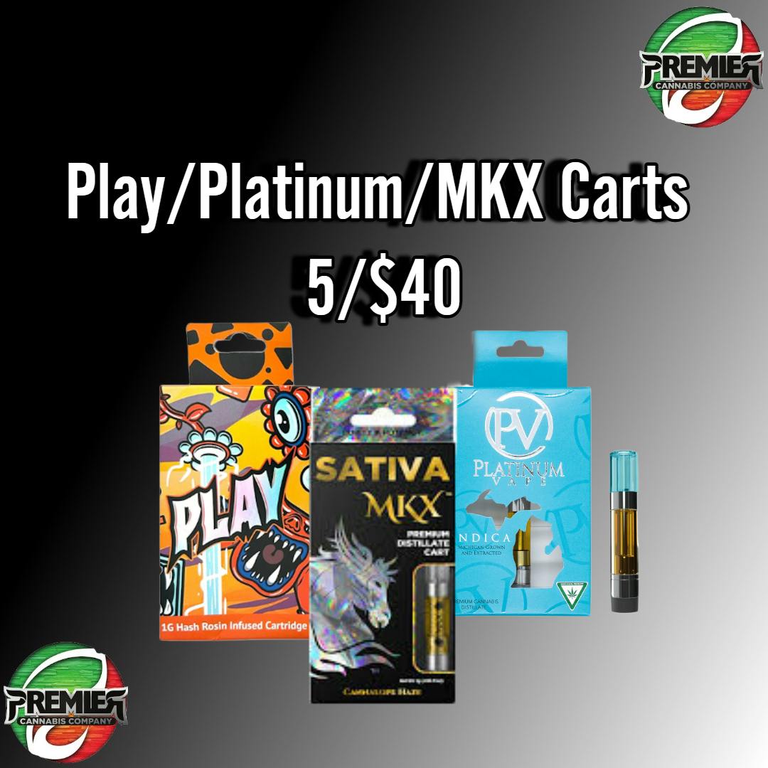 Photograph of product: FEATURED #3 PLATINUM/MKX/Play 5/$40 (SAG)