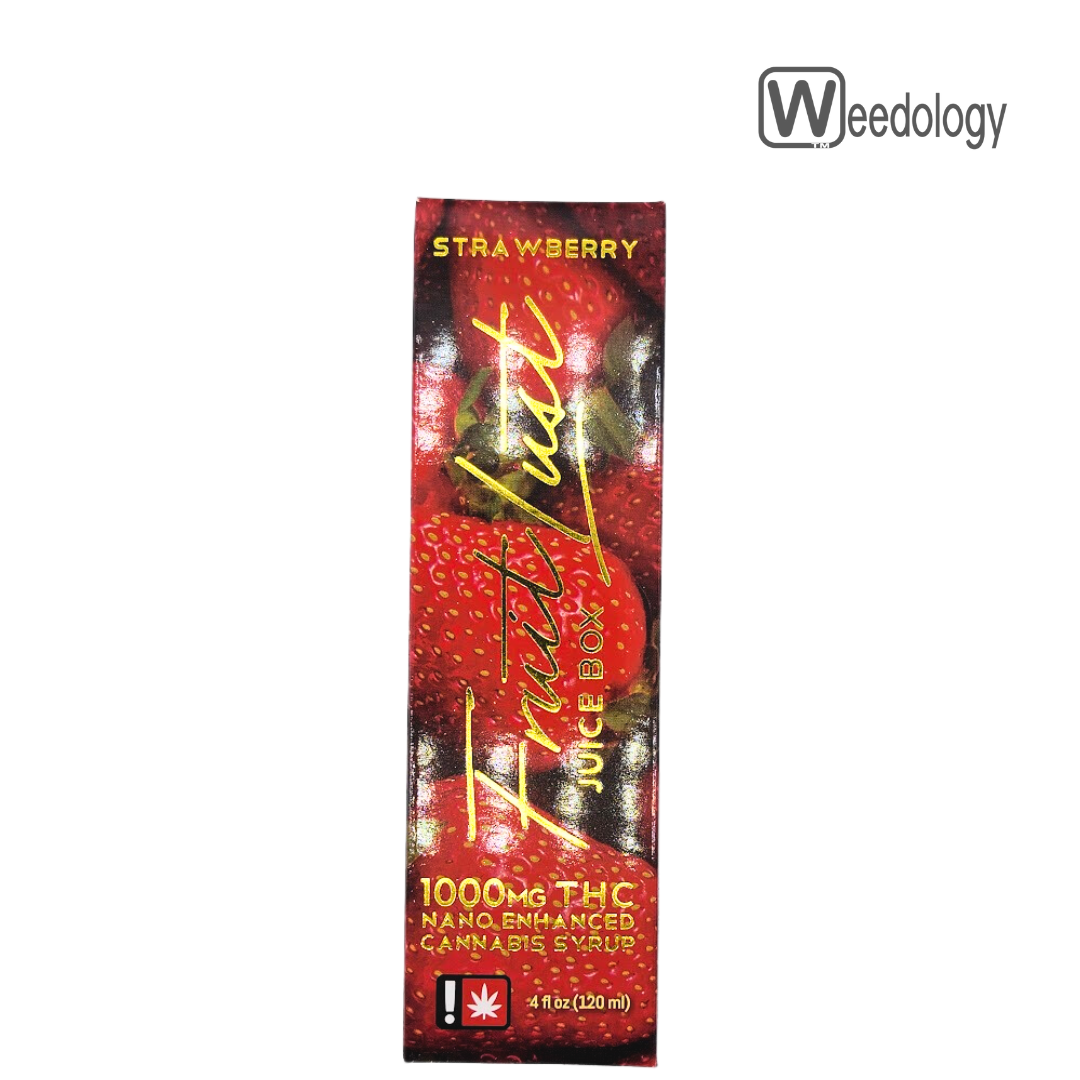 Photograph of product: Fruit Lust 4oz STRAWBERRY Oui'd Syrup