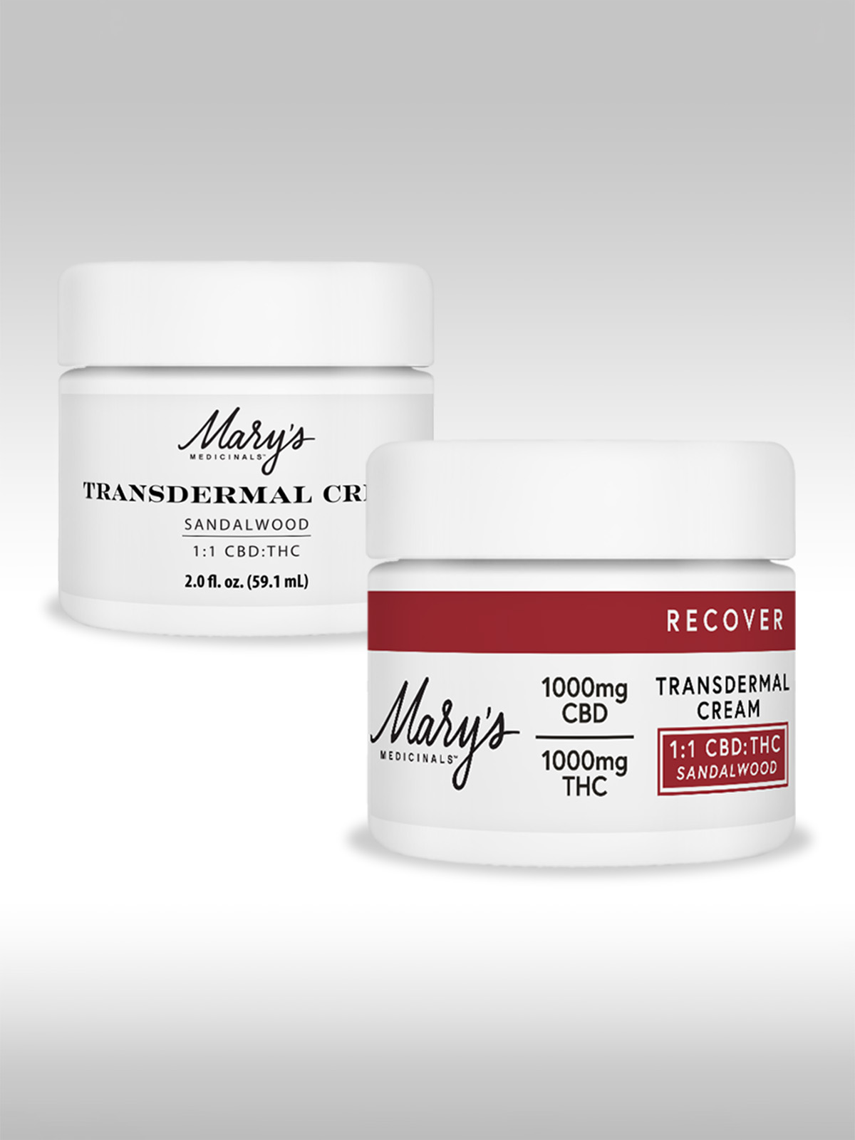 Photograph of product: Mary's Medicinals | Sandalwood Transdermal | Infused Topical Cream CBD: TH-oui | 2oz