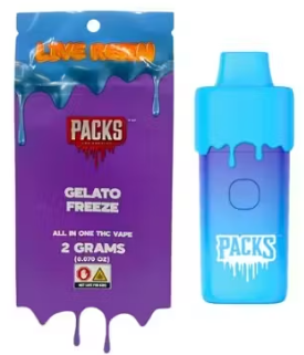 Photograph of product: Gelato Freeze | Disposable Vape | 2g