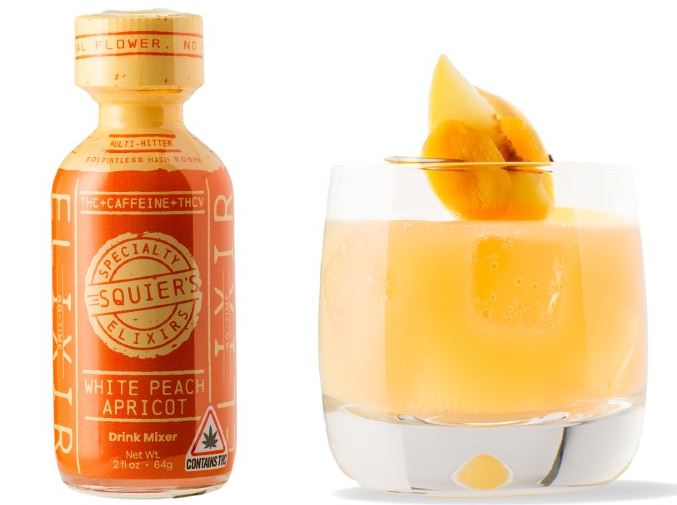 Photograph of product: 2:1 White Peach Apricot Go Time au chocolat Rosin Elixir | 2.5 fl oz