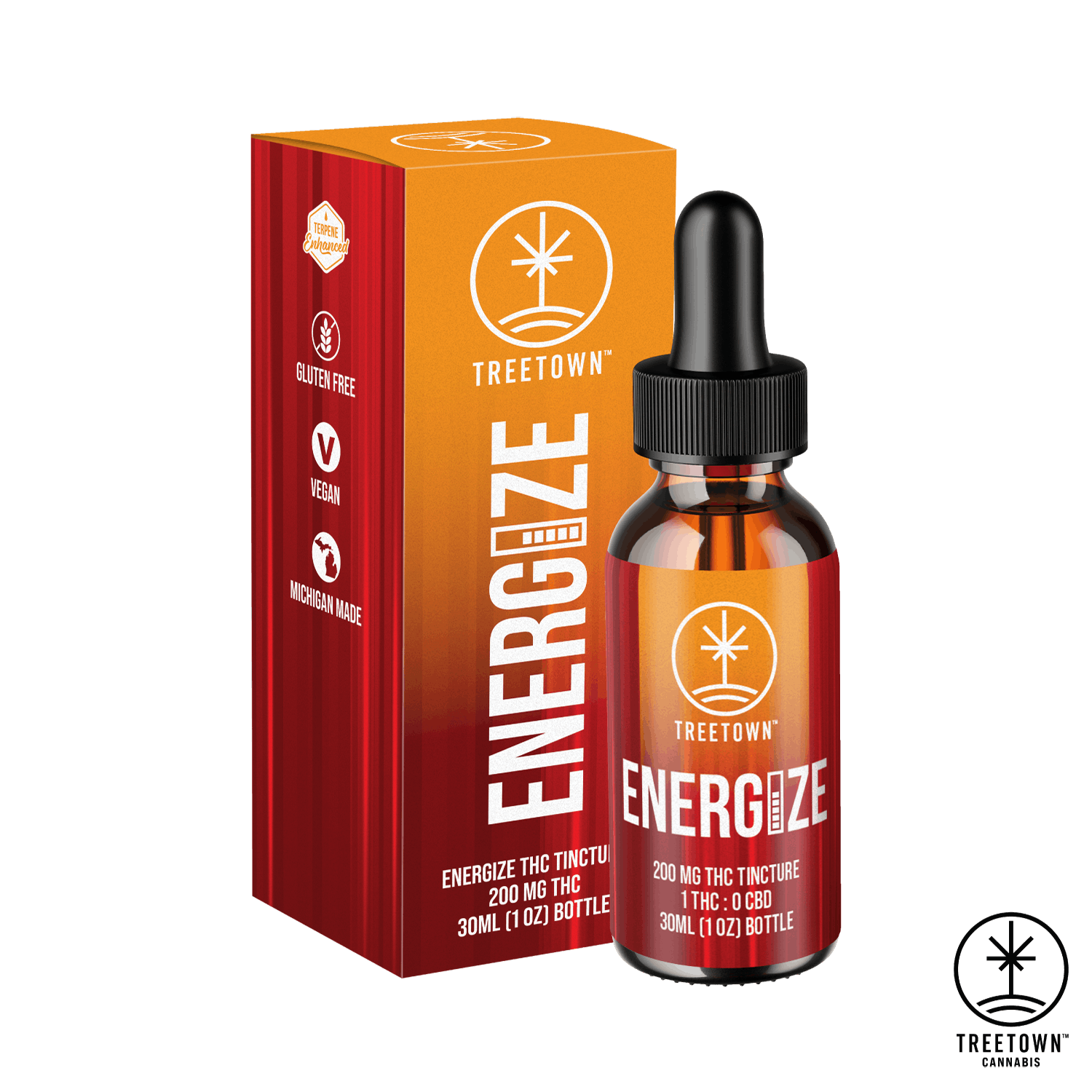 Photograph of product: Treetown Energize Terpene Enhanced Tincture 200mg