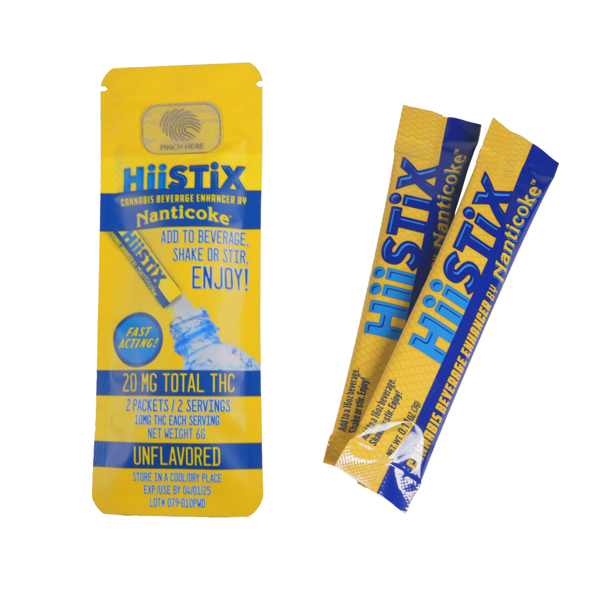 Photograph of product: Nanticoke | 2pk 10mg Stick 20mg | Hii Stix (H)