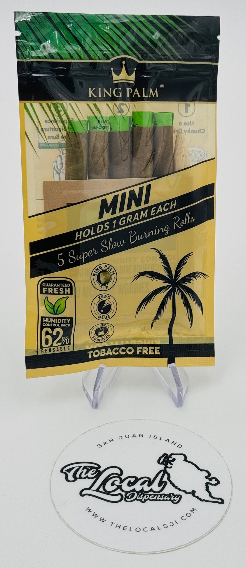 Photograph of product: KING PALM Mini Blunt Wraps 5pk