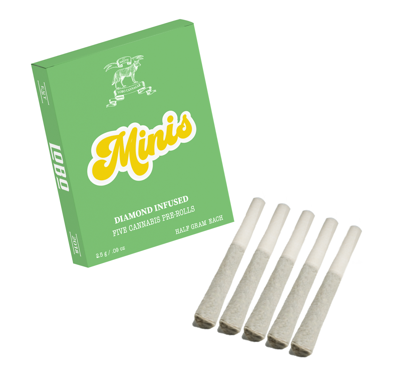 Photograph of product: Lobo | Blue Dream 5 Pack Minis | 2.5g