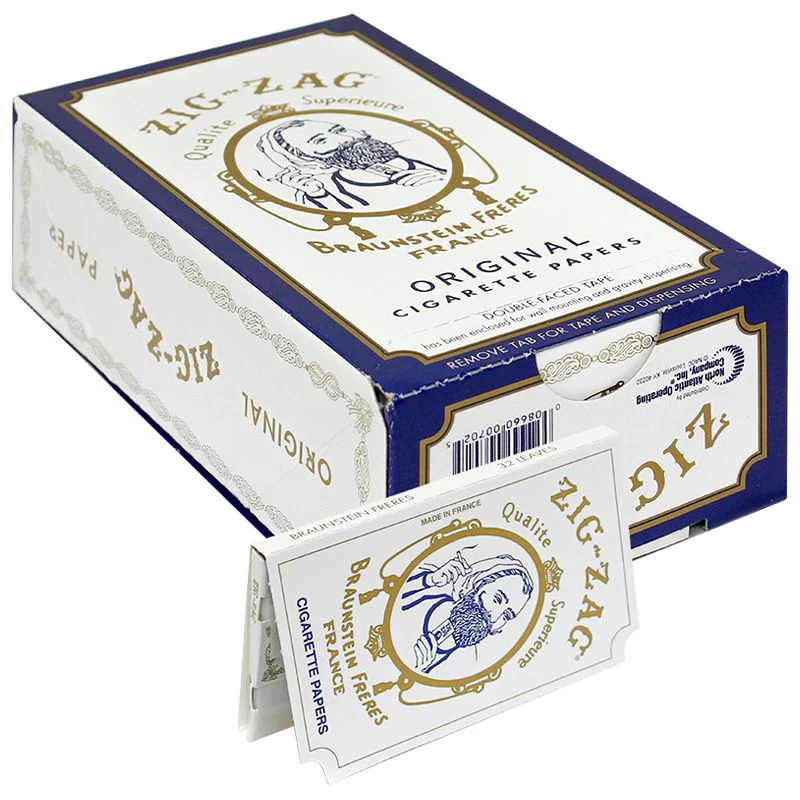 Photograph of product: Zig Zag Original - Single Wide Rolling Papers