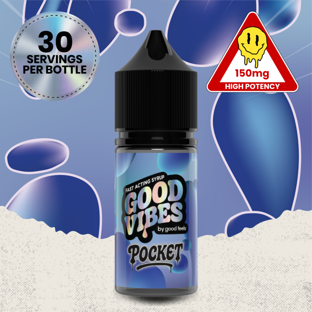 Photograph of product: Blue Raspberry | Fast-Acting | Syrup | 150mg | 0.3oz