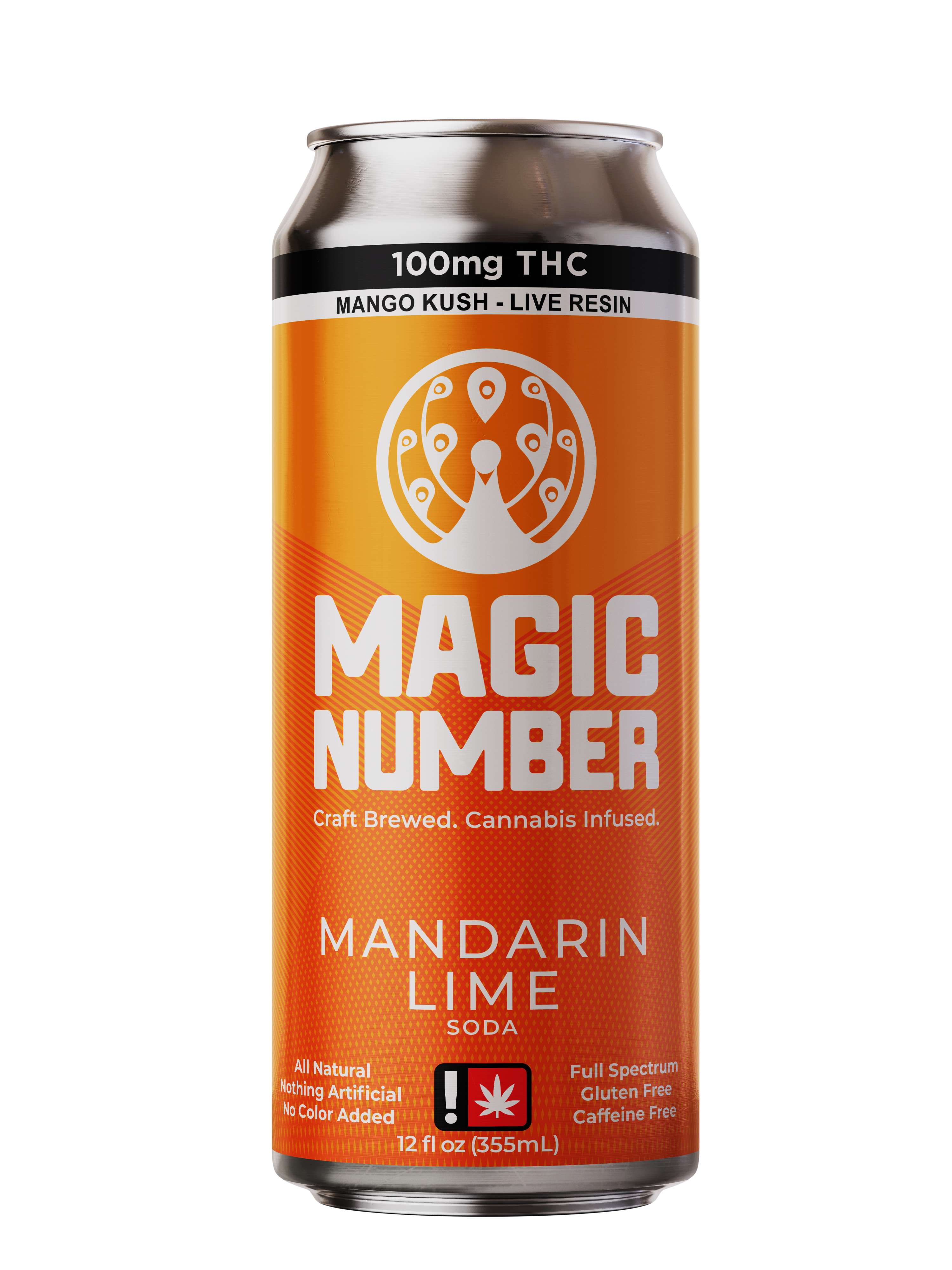 Photograph of Product: Mandarin Lime Live Resin Soda | 100mg