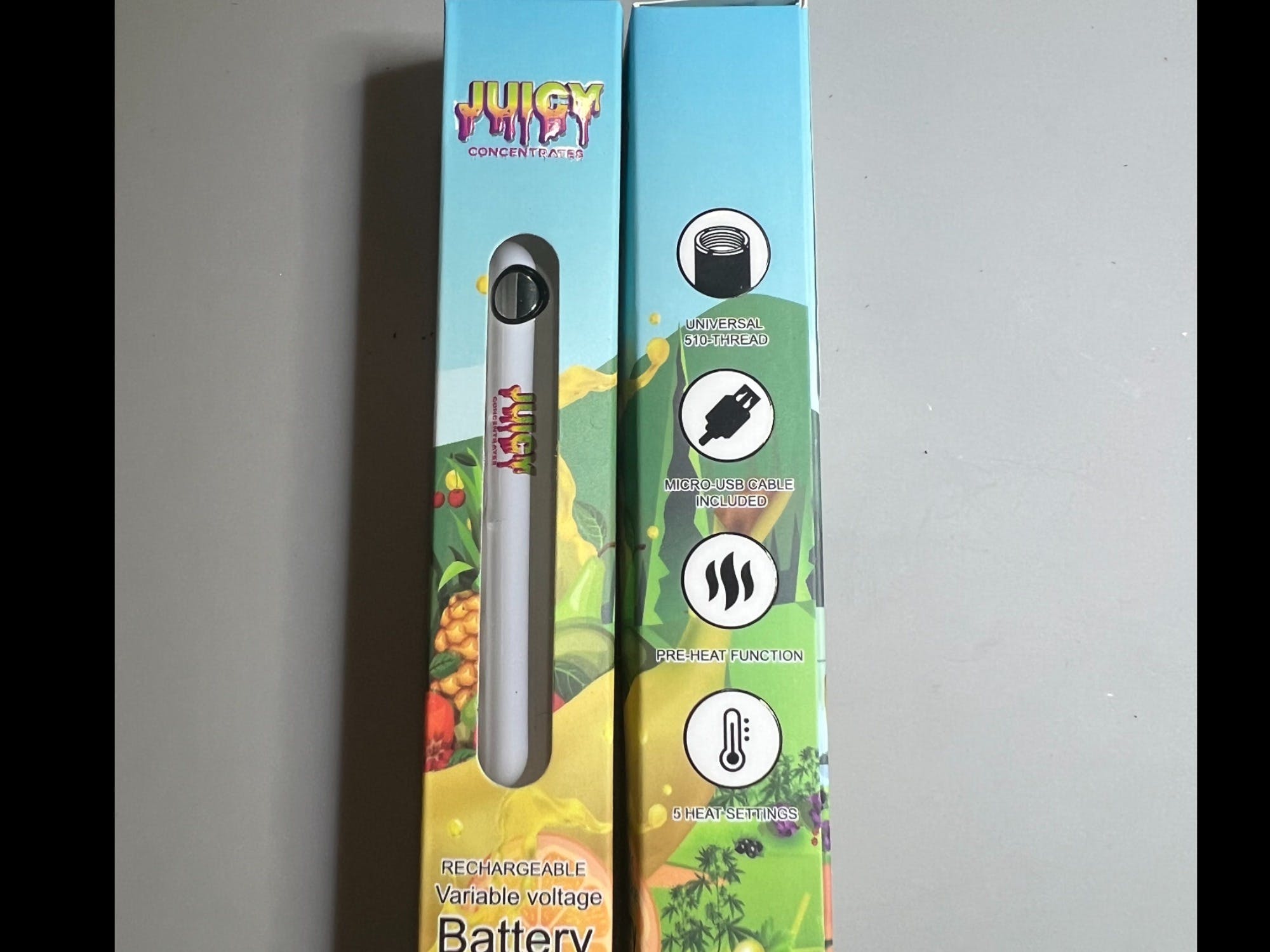 Photograph of product: Juicy Concentrate | 5-10 Battery | Glass