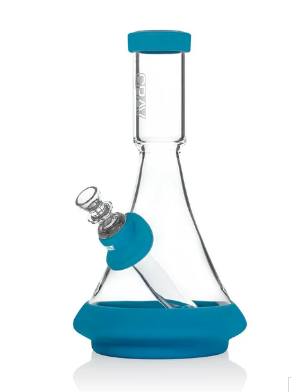 Photograph of product: GRAV | Deco Beaker in Silicone | Blue