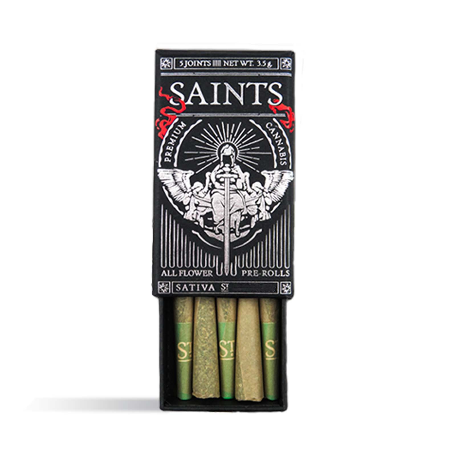 Photograph of product: Multi Strain 77 Pre-Roll 5-pack | 3.5g