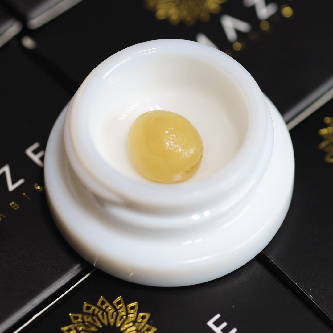 Photograph of product: AMAZE - ROSIN LIVE - 1G - MR. NASTY - Oui'd HYBRID