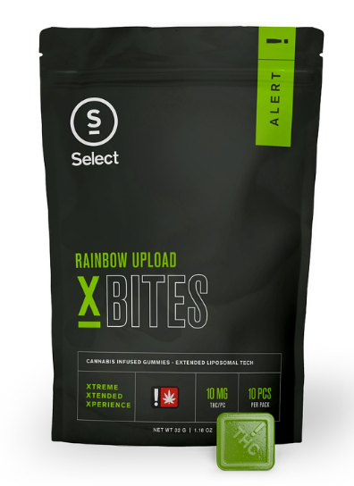 Photograph of product: Rainbow Upload | X Bites | 100mg