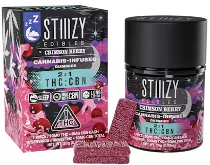 Photograph of product: Crimson Berry [I] - 100MG CBN 2: ummies 10PK