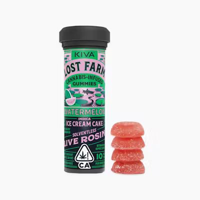 Photograph of product: WATERMELON - ICE CREAM CAKE [I] ROSIN INFUSED GUMMIES - 100 MG