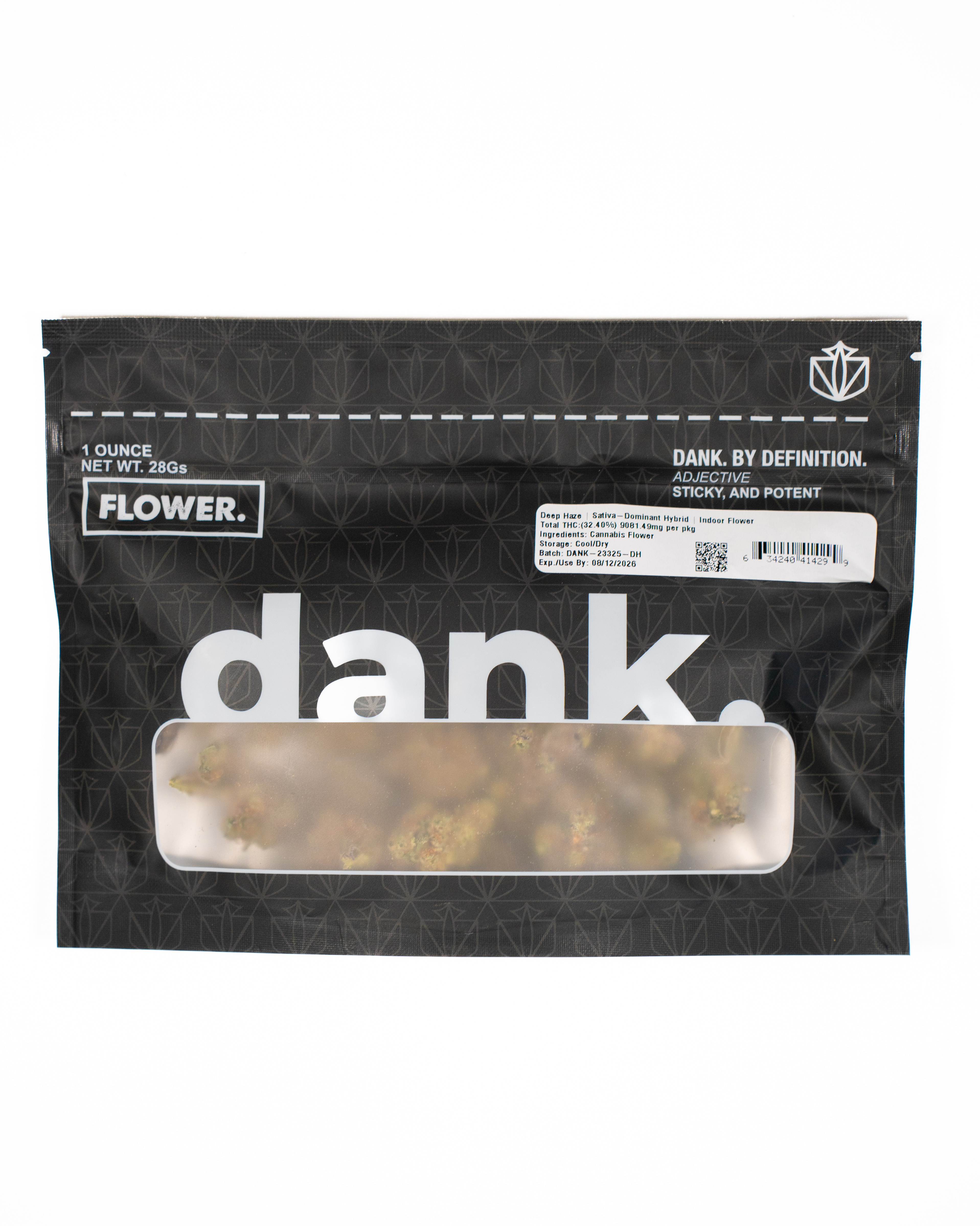 Photograph of product: Deep Haze 28G Flower | Dank |