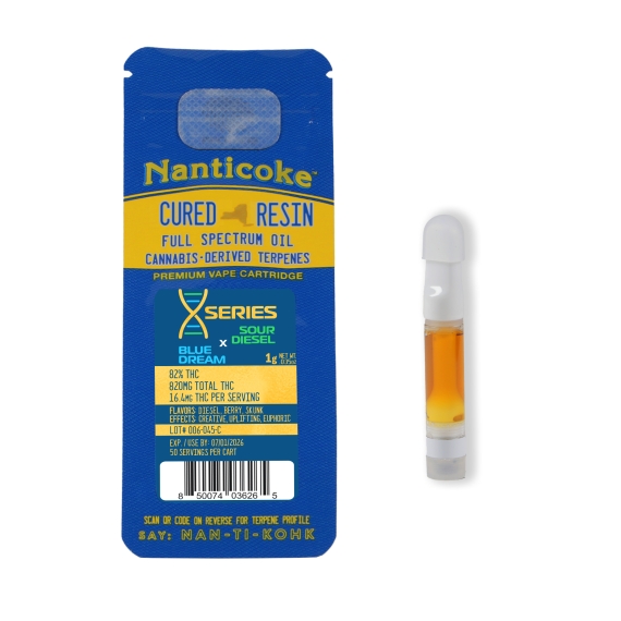 Photograph of product: X-SERIES: Sour Diesel x Blue Dream | 1g Vape Cartridge