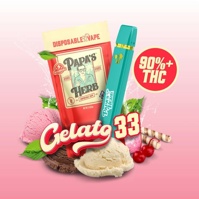 Photograph of product: Gelato 33 Disposable 1g - 