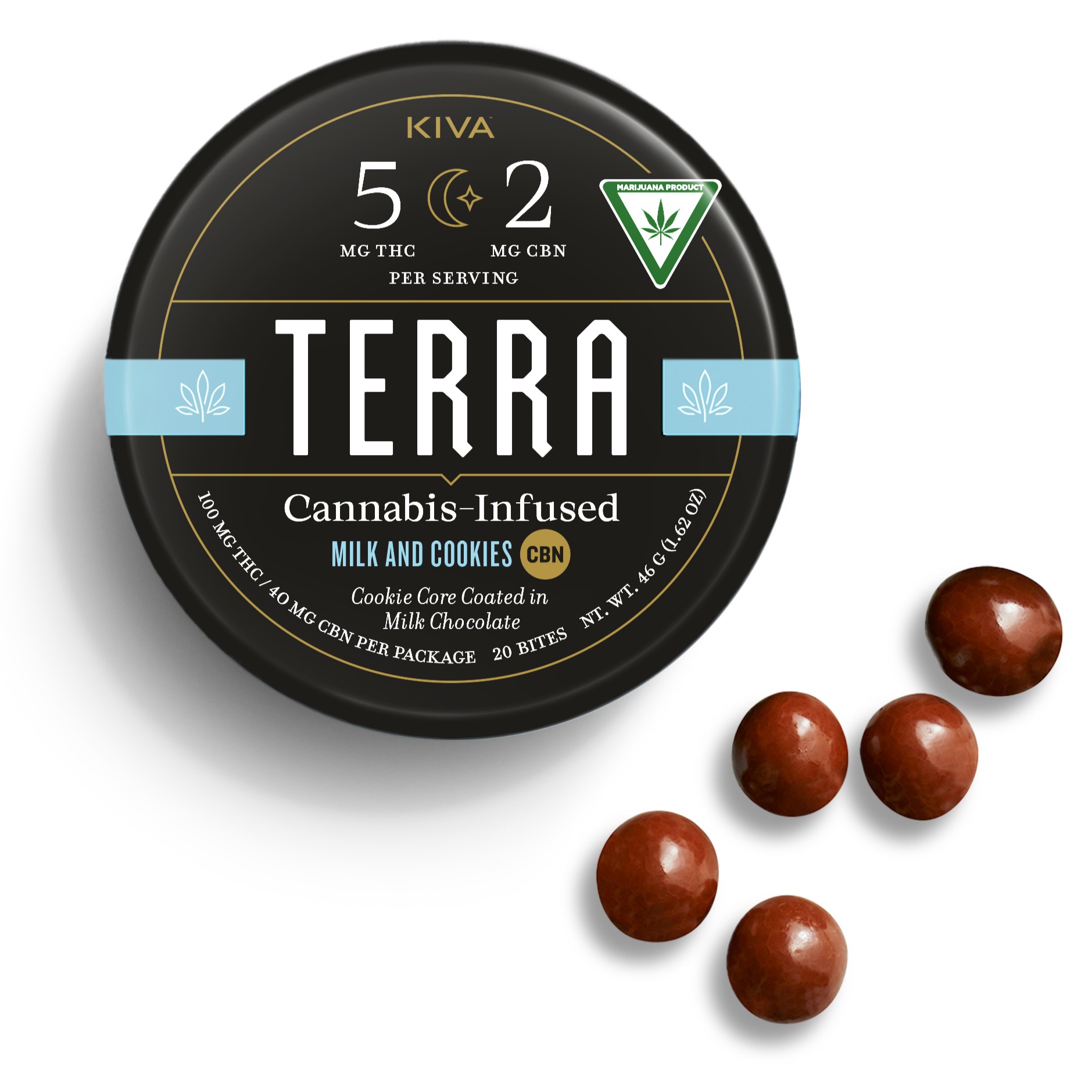 Photograph of product: Terra Bites Milk & Cookies | 100mg