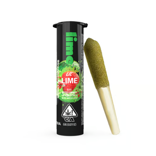 Photograph of product: Strawberry Cough [S] Infused Preroll   Lime
