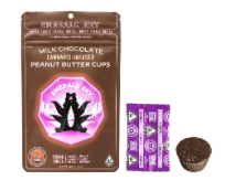 Photograph of product: Emerald Sky | Oui'd Milk Chocolate Peanut Butter Cups | 100mg