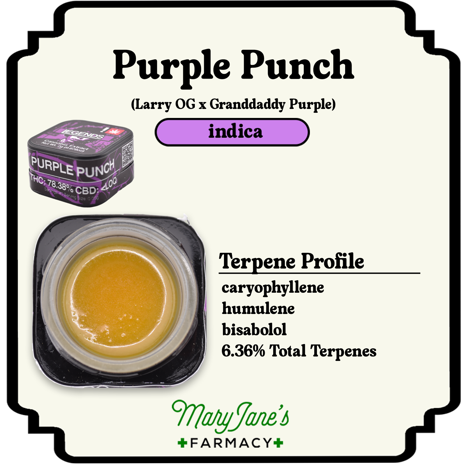 Photograph of product: Purple Punch Sugar Wax Extract | 2g