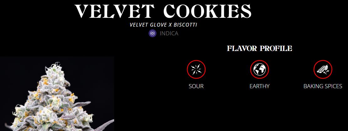 Photograph of product: Velvet Cookies (B) - 28g