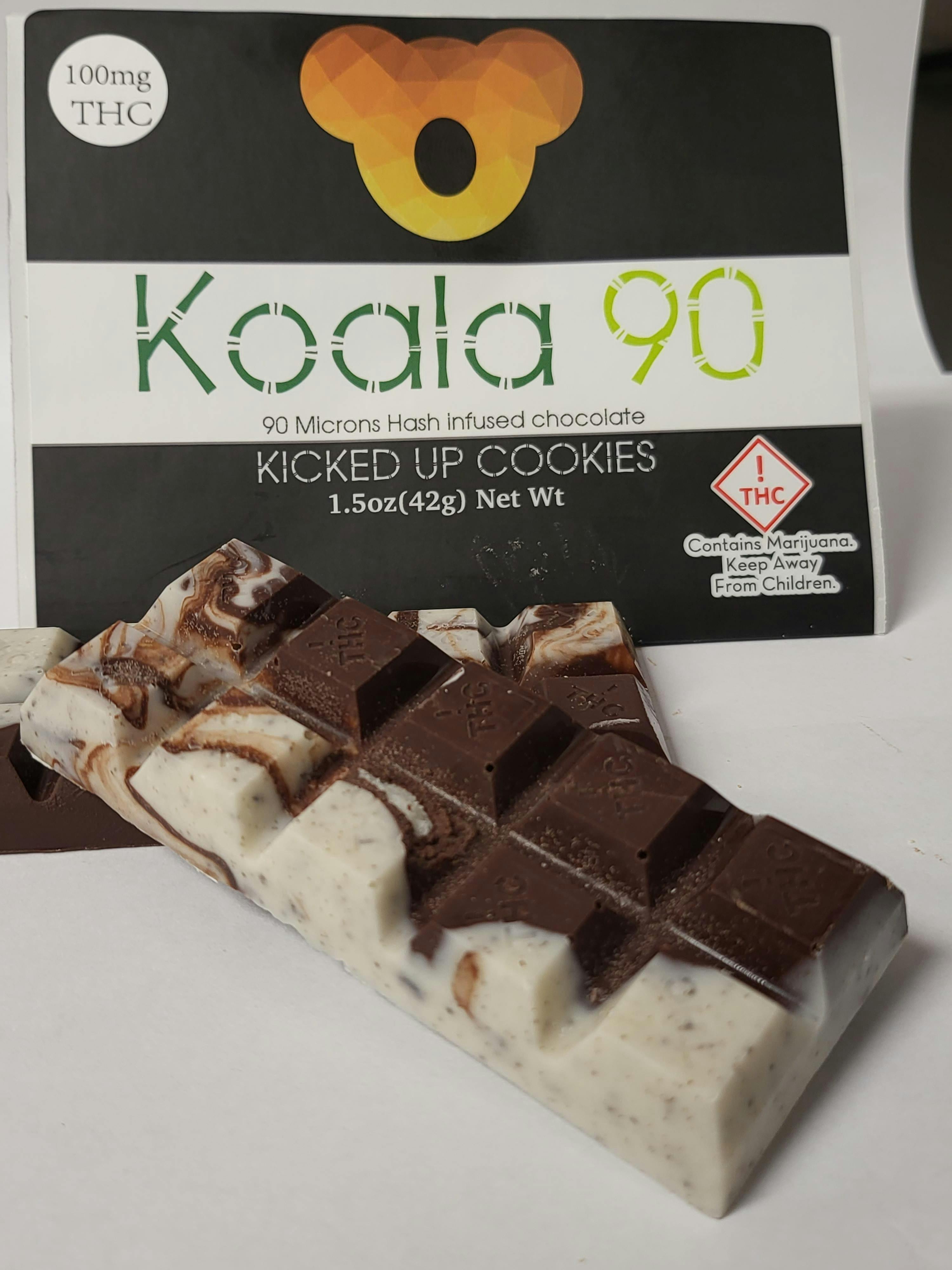 Photograph of product: Koala Kicked Up Cookies & Cream Rosin Bar 100mg