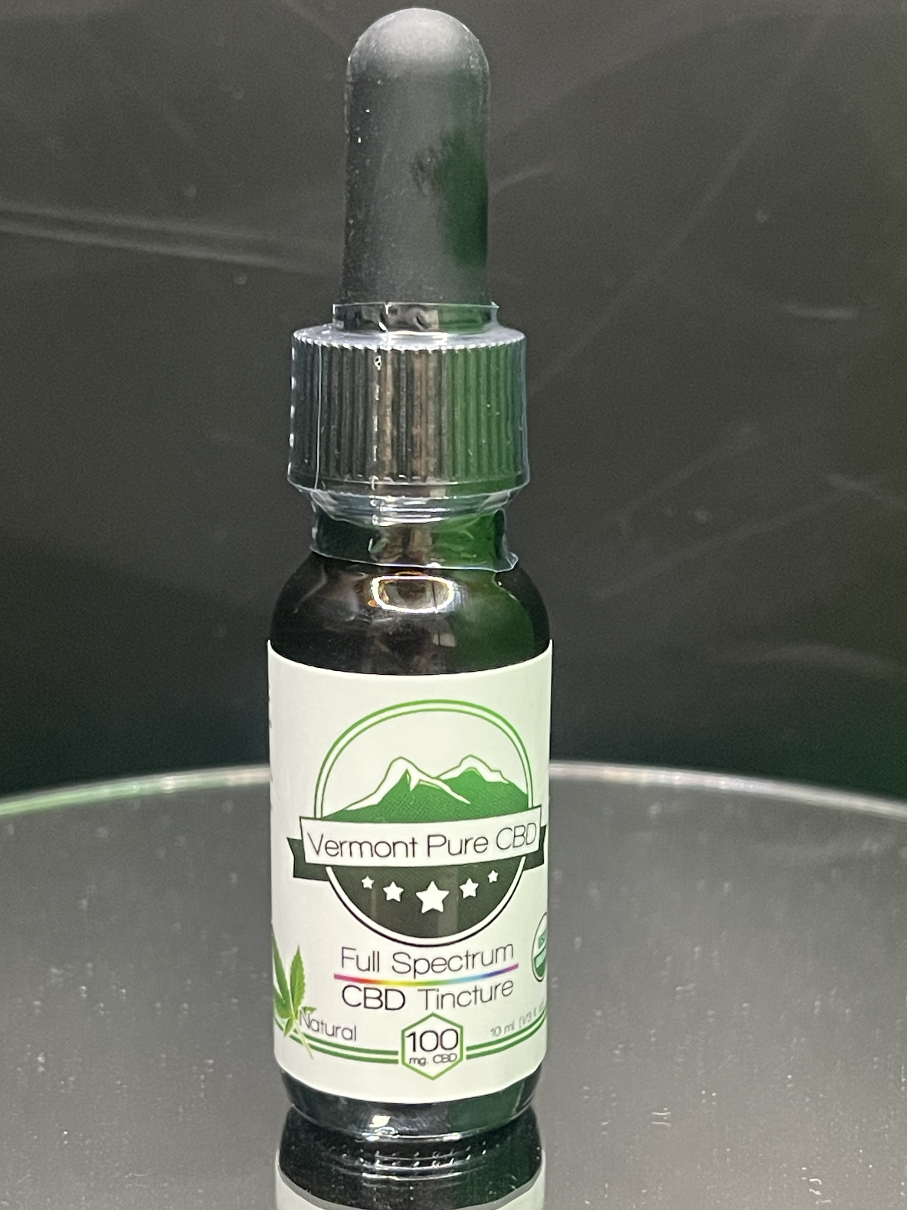 Photograph of product: CBD Tincture 1/3oz-Natural-100mg