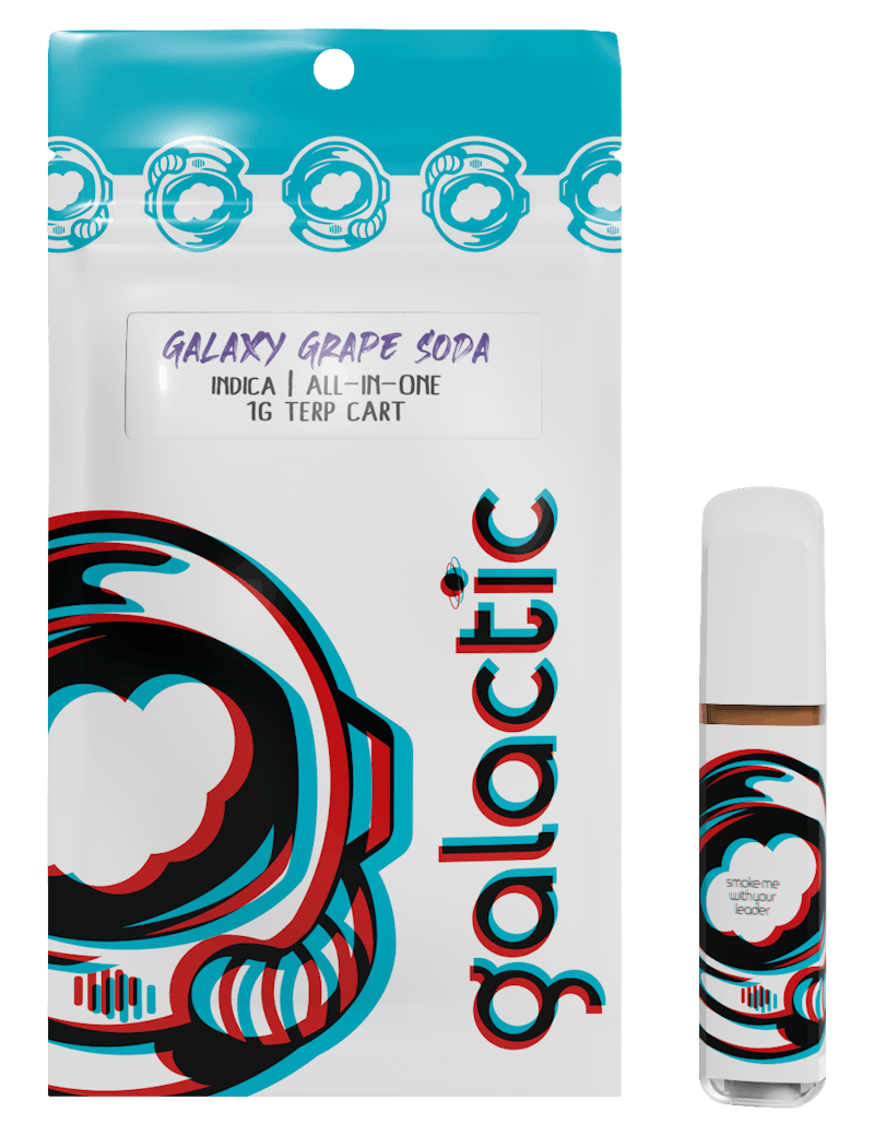 Photograph of product: Galaxy Grape Soda | Vape Cart | 1g