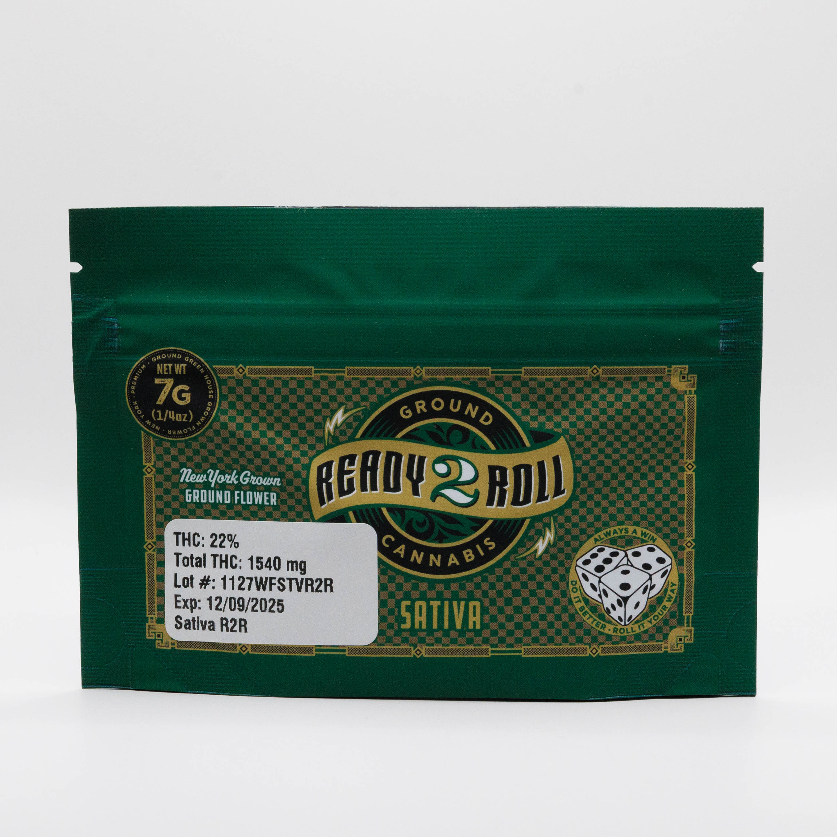Photograph of product: Ready 2 Roll | Oui'd Ground Flower - 7g