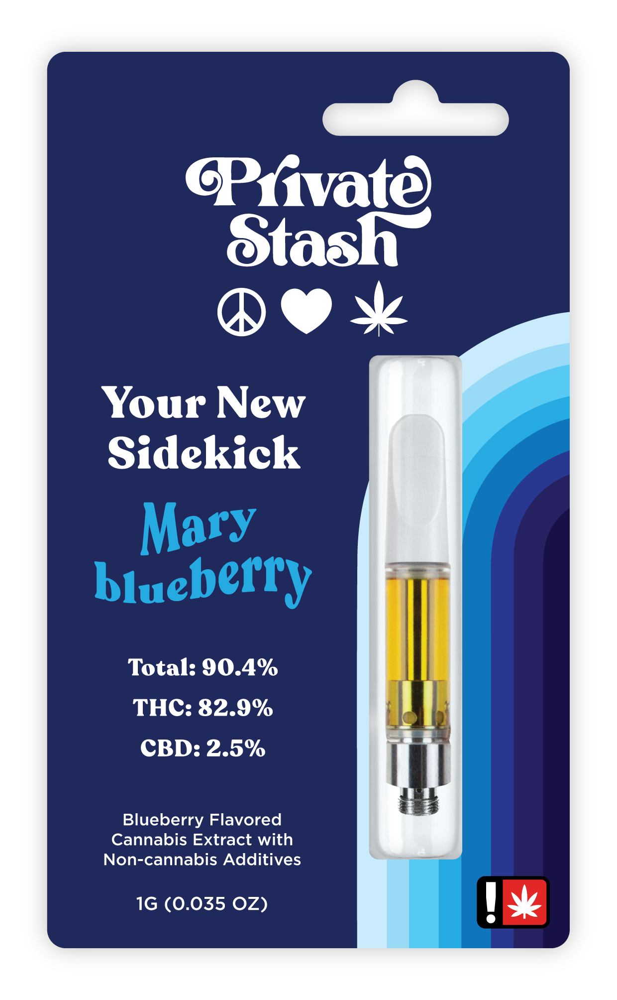 Photograph of product: Private Stash - MARY BLUE BERRY - Cartridge - - I