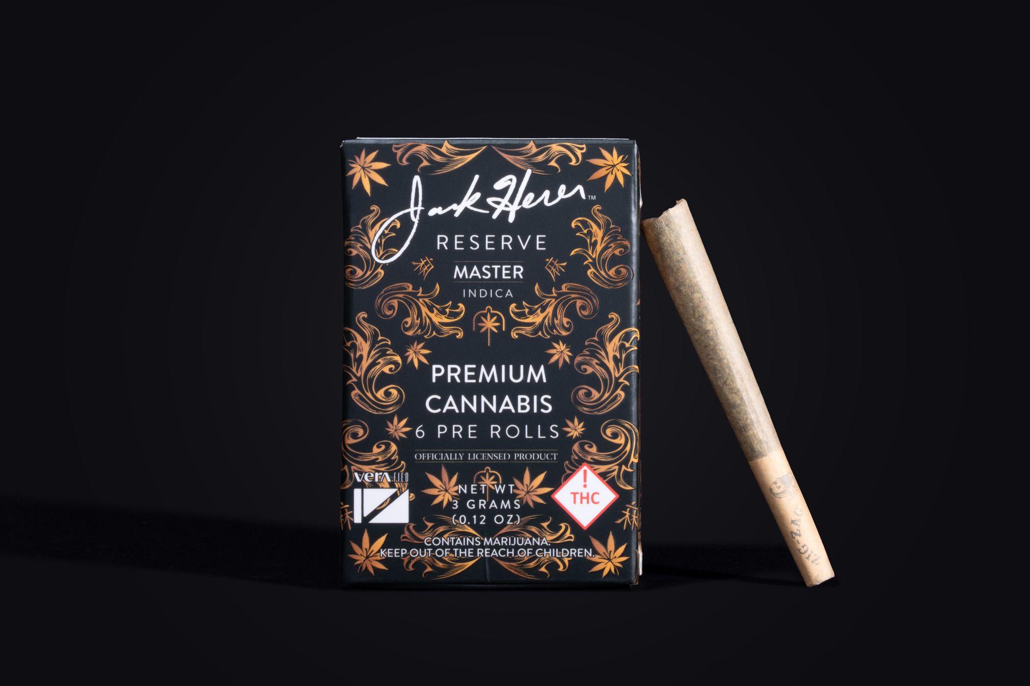 Photograph of product: Master Jack (I) 6pk Joints By Jack Herer Reserve