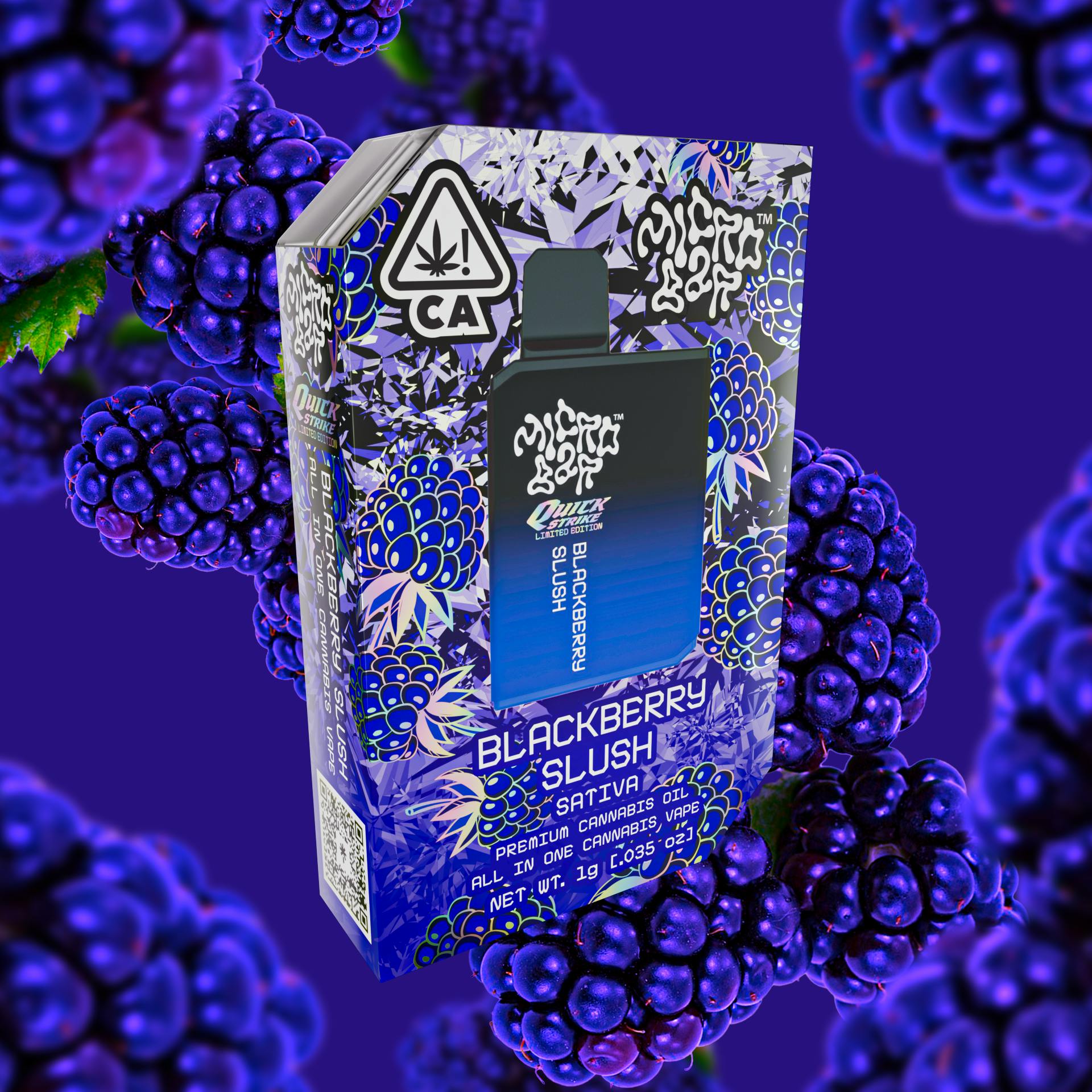 Photograph of product: Microbar Disp Blackberry Slush 1g