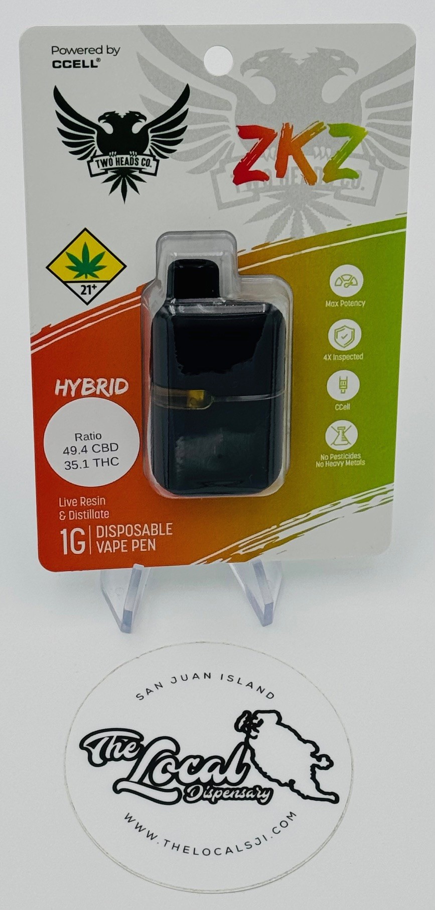 Photograph of product: ZKZ CBD Disposable